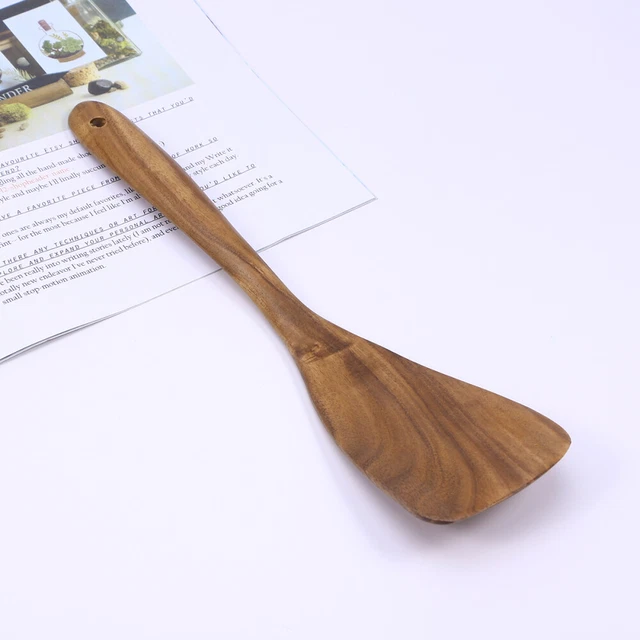 COOKING UTENSILS WOODEN Turner Kitchen Gadget Kitchen Spatula £7.88