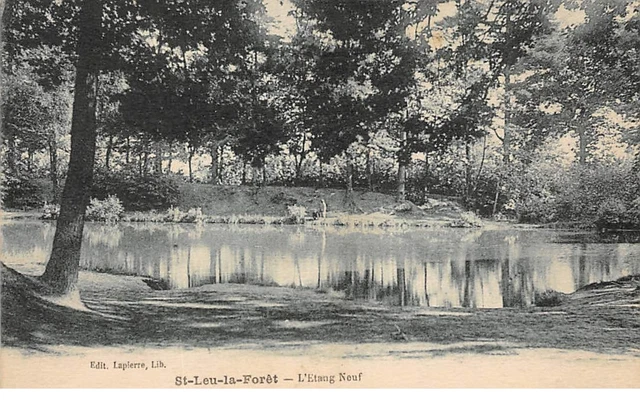 95 .n° 110626 . saint leu la foret . l etang neuf .