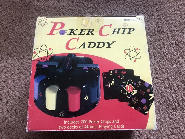 Atomic Poker Chip Caddy Set