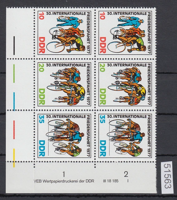 DDR 1977, Mich.-Nr.: 2216-18 ** DV  FNr. I