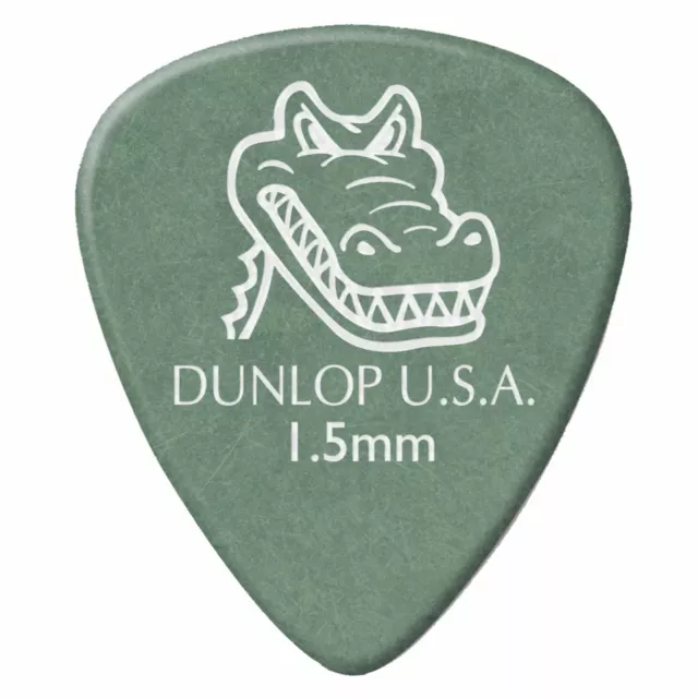 Dunlop 417P1.5 Gator Grip Standard 1.5mm Guitar Picks, 12 Pack