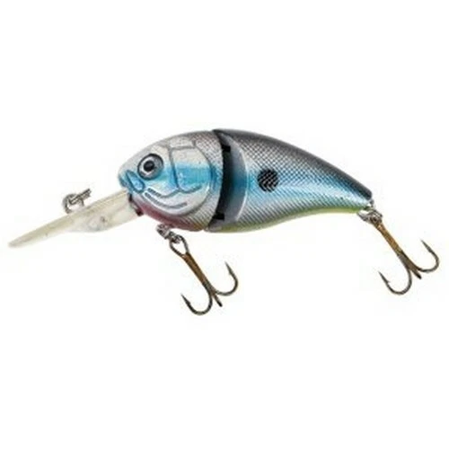 Leurre Vintage Lupo Tackle Silver Snake - 1,5 Oz - 9 Pouces - Bleu - USA