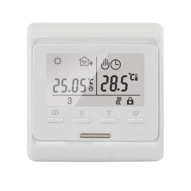 Versatile termostato LCD programmabile per riscaldamento elettrico a pavimento (