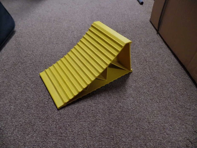 Large Wheel Chock - Yellow