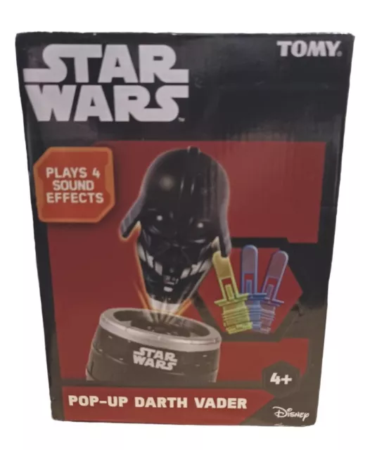 Tomy Disney Star Wars Pop Up Darth Vader Game  4 Sound Effects - Preloved