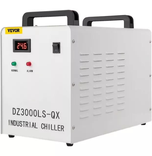 VEVOR Water Chiller CW-3000 Industrial Chiller 9L Thermolysis Type Water Chiller