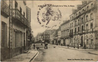 CPA sieurs main street of the city, st. blaise France (1053650)