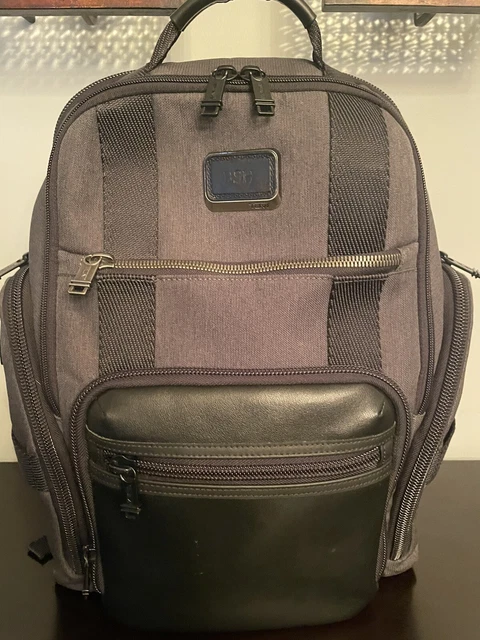 Tumi Alpha Bravo Sheppard Deluxe Backpack - Abthracite - New monogram tag 2