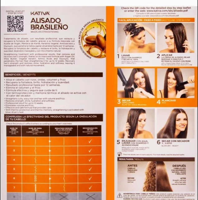 Kativa Keratin And Argan Oil Brazilian Straightening Kit 2