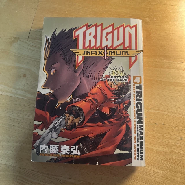 TRIGUN MAXIMUM VOLUME 4 English Manga Yasuhiro Nightow Dark Horse 1st trigun-maximum-volume-4-english-manga-yasuhiro-nightow-dark-horse-1st