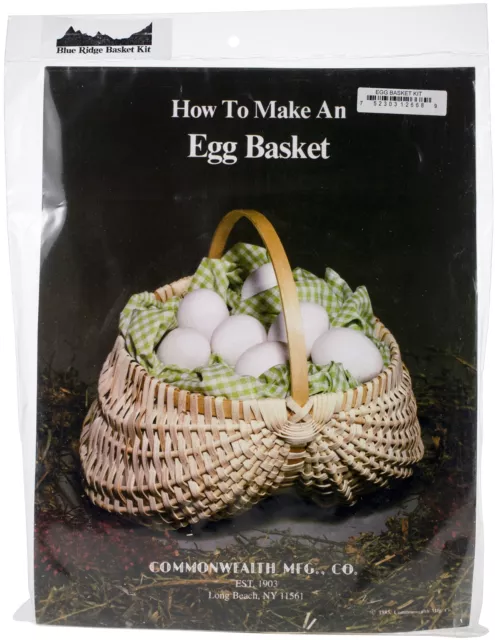 Commonwealth Blue Ridge Basket Kits-Egg Basket 7"X7" 12668