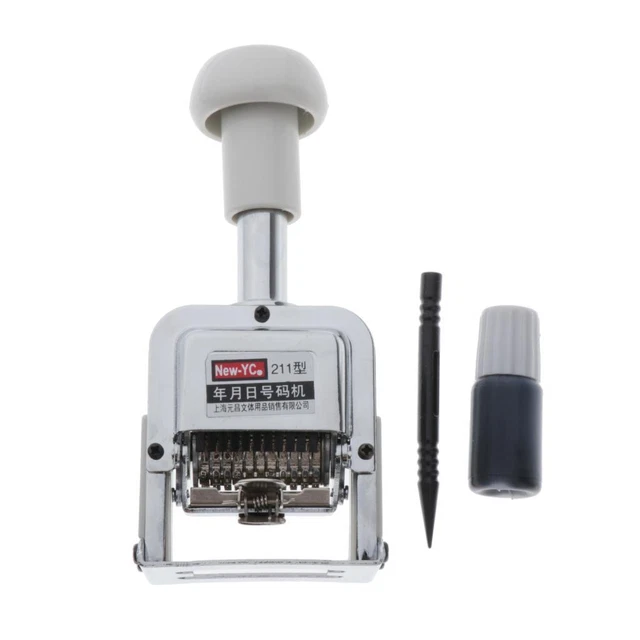 Coder - Numeratore Automatico A 11 Cifre - Timbro Data In Metallo -211