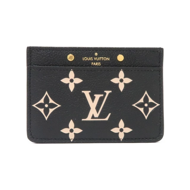 Authentic LOUIS VUITTON BICOLOR Monogram Empreinte Card Case M81022  #M81-022...