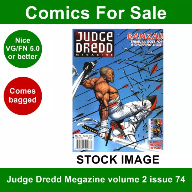 Judge Dredd Megazine Vol 2 no 74 - Nice (VG/FN) - 03 March 1995