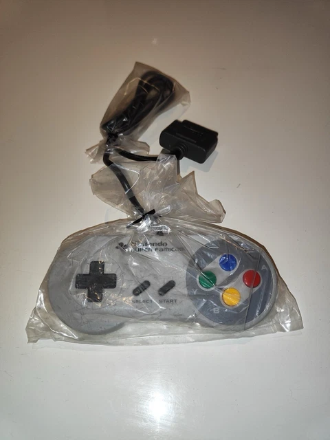 Manette PS1/PS2 Officielle Retro - Générique, Grise, Filaire 3m, Neuve