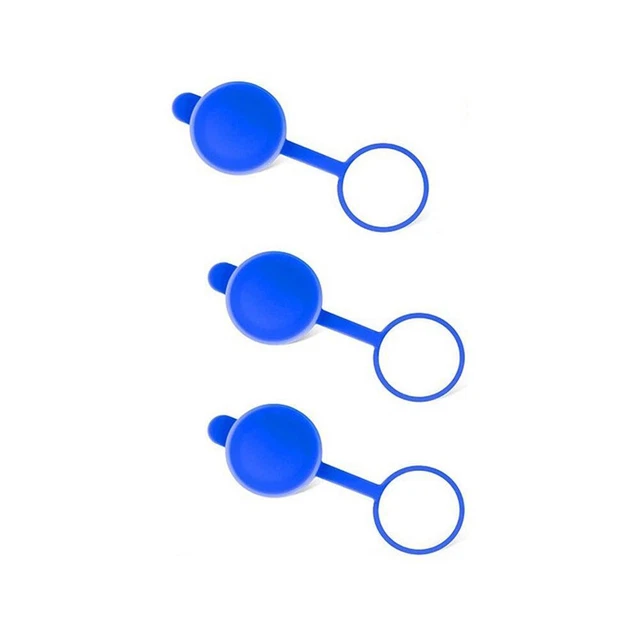 Silicone Water Bottle Plug Replacement Lid Drinking Barrel Covers (3pcs) FS2#
