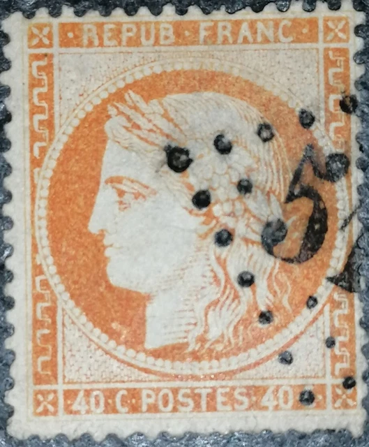 Alte Briefmarke. Frankreich .Gestempelt . Klassik. N15