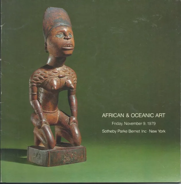 SOTHEBY'S AFRICAN OCEANIC TRIBAL ART MASK Auction Catalog 1979