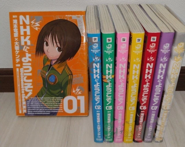 BIENVENUE DANS LE manga NHK Ni Youkoso Comic vol.1-8 Coffret de livres
