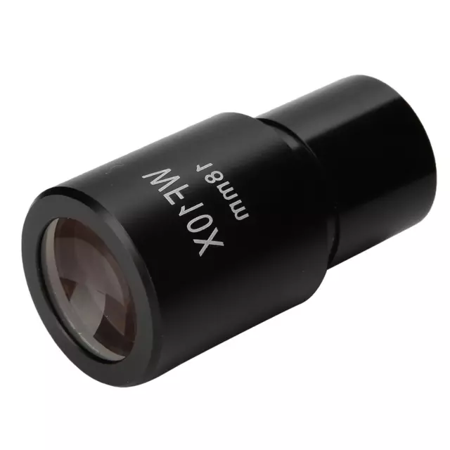 WF10X 18mm Biological Microscope Wide Angle Eyepiece Optical Lenses With Scale♡