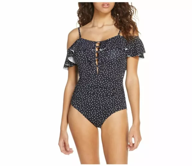 Tommy Bahama Sea Swell Off The Shoulder One-piece Swimsuit TSW10627P 16