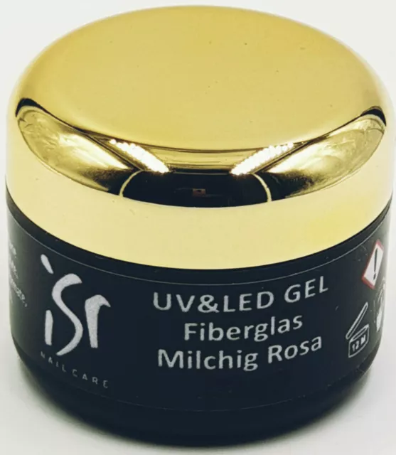 UV & LED Gel Fiberglas Milchig Rosa Aufbau 1 Phasen Baby Boomer Ohne Hitze 5ml 2