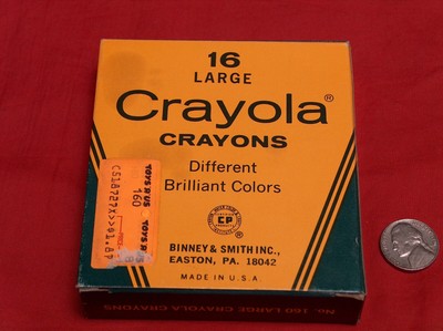 Crayola Vintage Crayola 16 Grande Per Piccolo Fingers Pastelli Binney Smith Toys R USA 