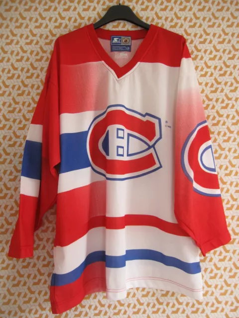 Maillot Hockey Canadiens de Montréal Starter Ice Jersey Canada vintage - L