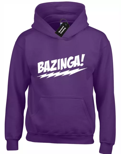 Bazinga Hoody Hoodie Big Bang Theory Sheldon Flash Riddler Geek