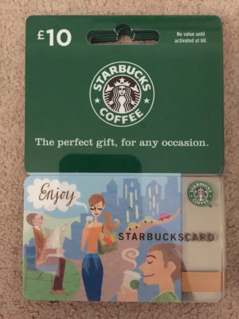 Starbucks card UK ENJOY RARE 6069 £10 NO MONEY ON CARD