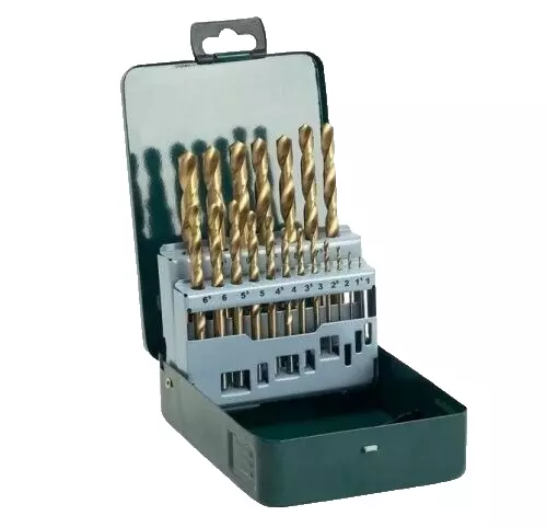 Bosch 19pc HSS-TiN Titanium Metal Drill Bit Set Case