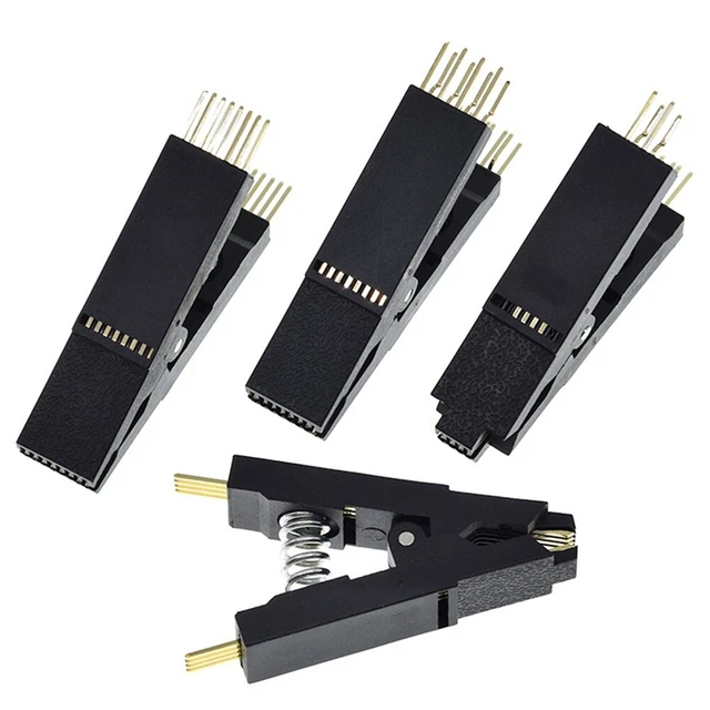 Pinces De Test SMD (pinces Crocodiles Miniatures) Pour Multimètre - Pour Composants électroniques De Surface