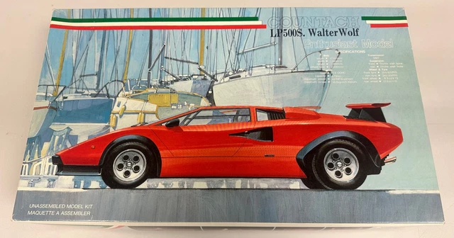 Maquette NITTO KAGAKU 1/24 Lamborghini Countach LP500S – Maquette Collection Vintage Japonaise