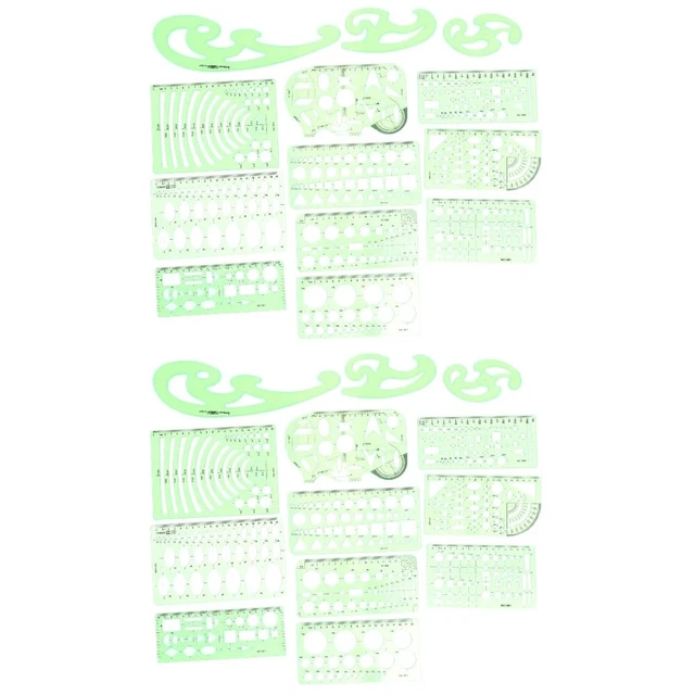 26 Pcs Zeichnung Herrscher Kunst Malerei Vorlage Ausarbeitung Vorlagen