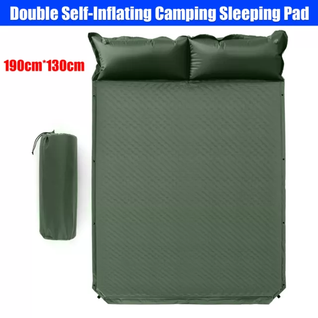 Self-Inflating Sleeping Mat Mattress for Fishing, Hiking, Double Camping Pad AU