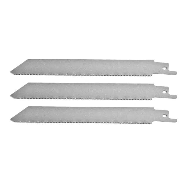 3 x BiM Säbelsägeblatt, 150 x 19 x 0,9 mm, Z 1,8 mm für Sägen dünnen Blech