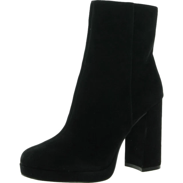 Steve Madden Womens Main Black Platform Boots Shoes 6.5 Medium (B,M) BHFO 7619