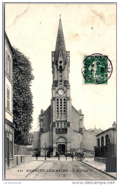 95 ENGHIEN - l'eglise