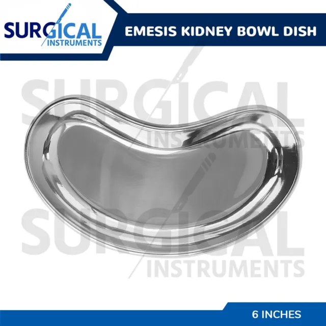 Emesis Basin 6" Kidney Bowl Dish Medical Dental Surgical Instrument German Grade