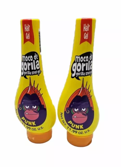 {2-Pack} NEW Moco de Gorila gorilla snot gel Punk Hair Gel 11.99 oz