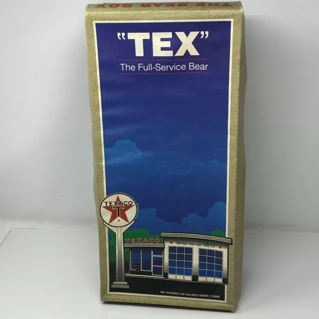 Texaco "Tex" The Full Service Bear First Edition 1997 by Sally Morrison Stringer