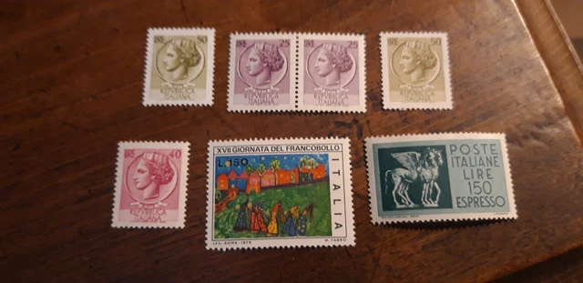Timbres Italie stamps Italy 1953/1955/1956/1957/1958/1959/1960/1961/1963/1966 21