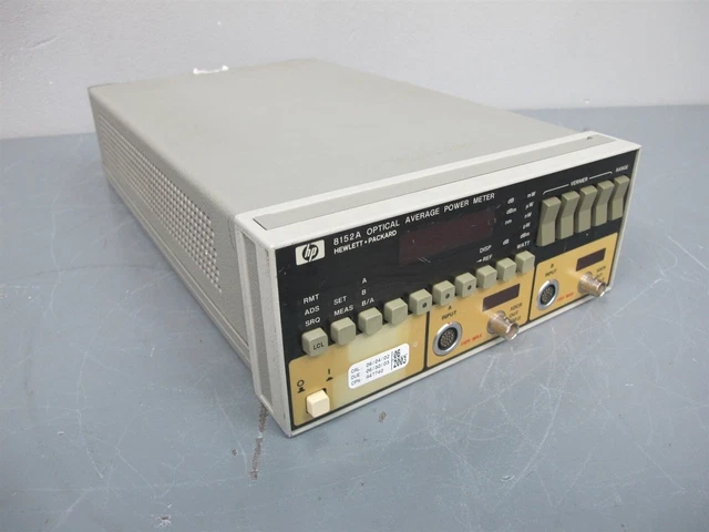 HP 8152A Optical Average Power Meter S/N 2840G02047