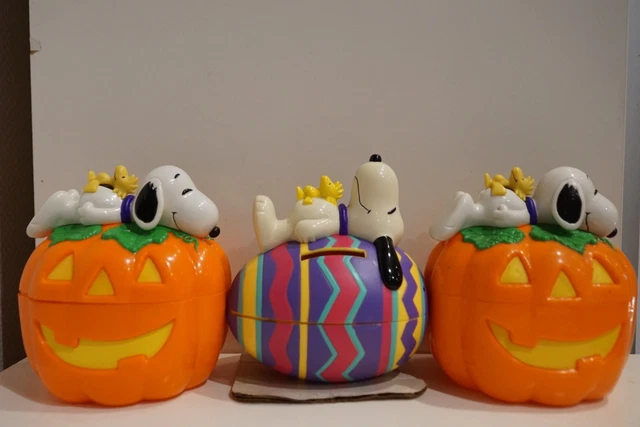 PVC19 Lot 10 figurines PVC Mix Snoopy Peanuts 6.5cm : Snoopy échecs, peintre, Explorateur
