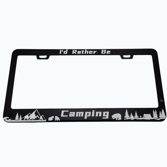 Plaque D’Immatriculation Collection Noire 520x110mm - Aluminium Résistant UV