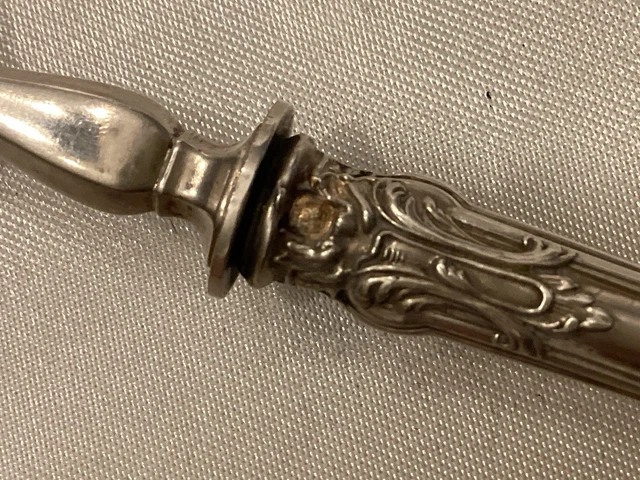 Service à mignardises ancien en vermeille et argent - France
