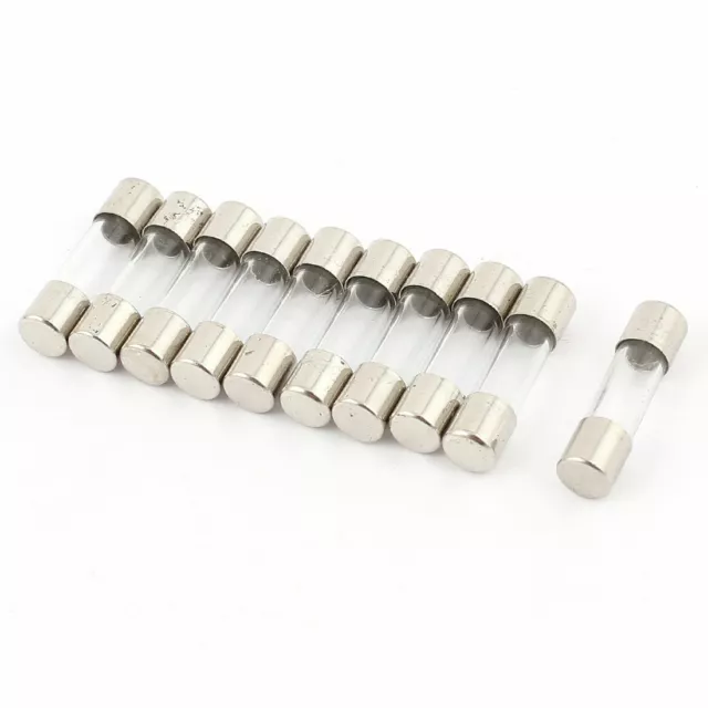 10pcs Rapide Verre Fusible Rapide 5x20mm 250V 30mA 0.0