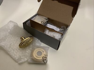 OMNIA 59/00.PR1 - Privacy 2-3/8" Leverset Ornate Oval Knob in Polished Brass