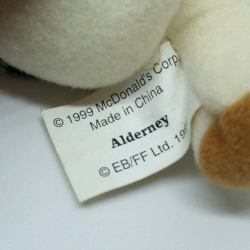 Alderney (The Wombles of Wimbledon) - Vintage McDonald's Plüschtier (1999) 6