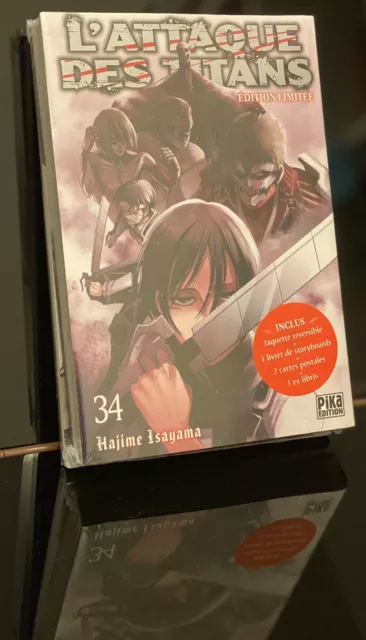 L'Attaque des Titans  - Tome 34 - Edition Limitée - Manga